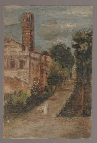Quadro vecchio dipinto - vecchio,