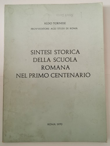 Sintesi storica della scuola - sintesi,