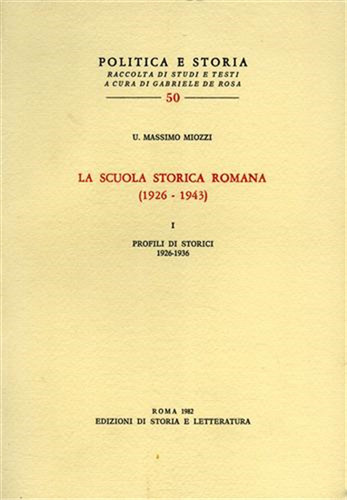 Miozzi la scuola storica - miozzi,u.,