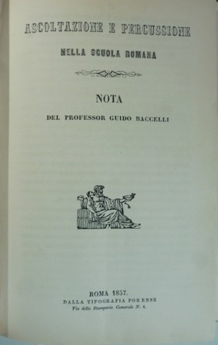 Guido baccelli ascoltazione e - guido, baccelli,